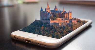 mobile phone, metaverse, smartphone, hohenzollern castle, castle, virtual reality