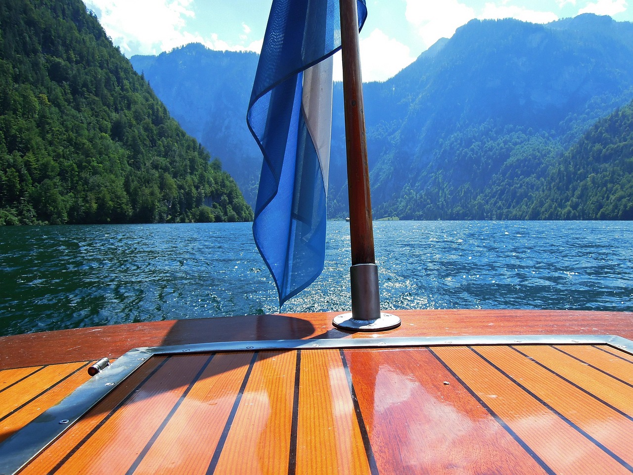nature, boat, rear, water, banner, boat flag, mountains, view, review, boat flag, review, review, review, review, review