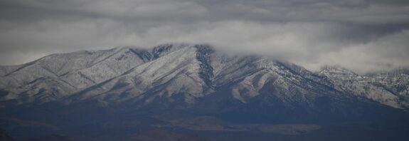 mt, charleston, snow covered, nature, mountain, landscape, las vegas