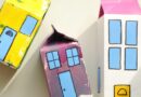 toy village, milk carton craft, craft, kids, fun, children, painting, craft, craft, craft, craft, craft