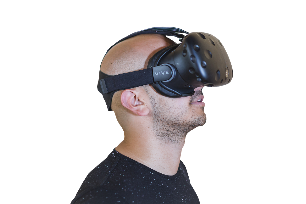 vr, bald, guy, reality, virtual, glasses, male, 3d, people, person, electronics, man, stereoscopic, smart, looking, entertainment, watching, adult, one, computer, wearable, photo, white, metaverse, movie, computing, indoors, technology, futuristic, modern, face, digital, home, gaming, gadget, innovation, headset, using, device