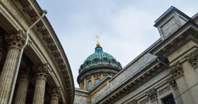cathedral, church, building, st petersburg, russia