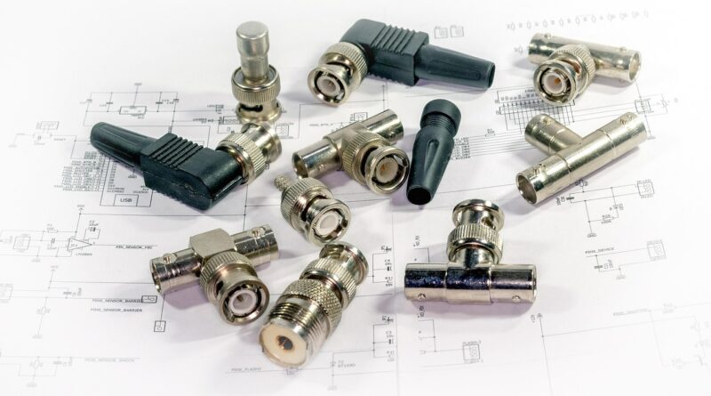 radio frequency connectors, electronic components, plugs, sound, electronic, show, entertainment, communication, equipment, technology, radio, studio