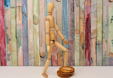 symbolic, go on the biscuit, fun, phrase, on the nerves, joint dolls, wood, wooden figure, puppet show