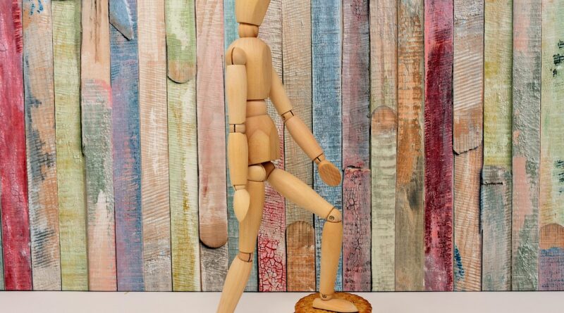 symbolic, go on the biscuit, fun, phrase, on the nerves, joint dolls, wood, wooden figure, puppet show