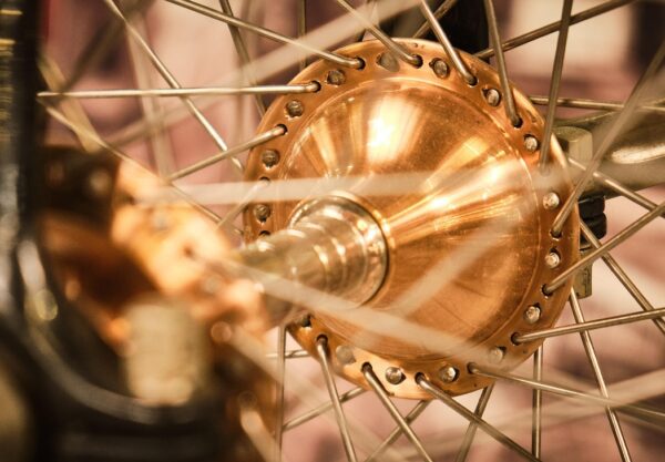 hub, bicycle hub, spokes, bicycle, wheel, close up, wheel hub, detail photography, bicycle spokes, shine, gold, high wheel, hub, hub, hub, hub, hub