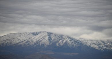 mt, nature, charleston, snow covered, mountain, landscape, las vegas