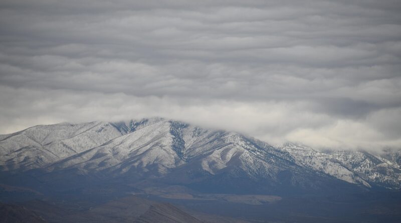 mt, nature, charleston, snow covered, mountain, landscape, las vegas