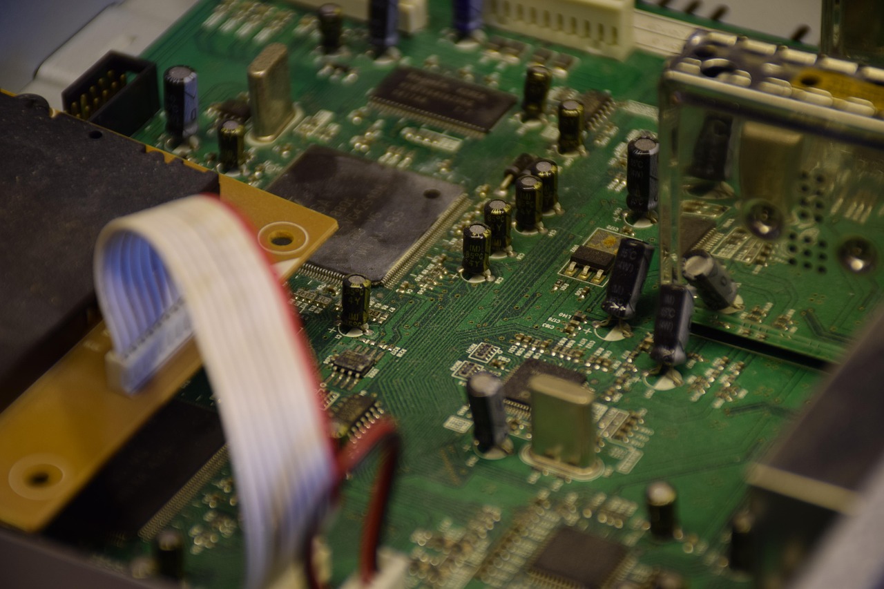 electronics, printed circuit board, technical, resistance, technology, back, the capacitor, part, electricity, chip