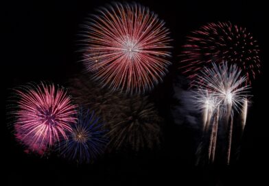 fireworks, sky, night sky, nature, new year, new year's eve, pyrotechnics, fireworks show, fireworks display, party, celebration, colorful, firecracker, night, evening