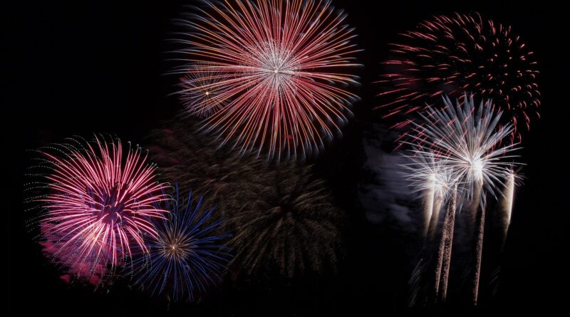 fireworks, sky, night sky, nature, new year, new year's eve, pyrotechnics, fireworks show, fireworks display, party, celebration, colorful, firecracker, night, evening