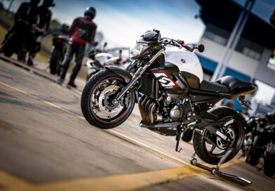 motorcycle, xj6, racetrack